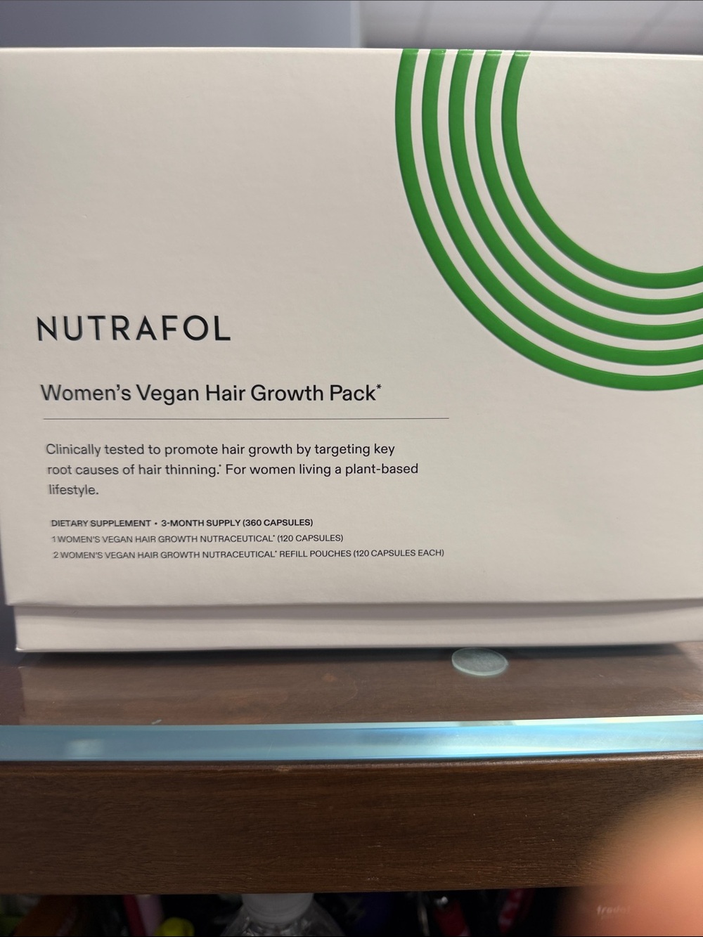 Women’s Vegan Hair Growth Pack 360 Capsules( 3-Month Supply)Brand New
